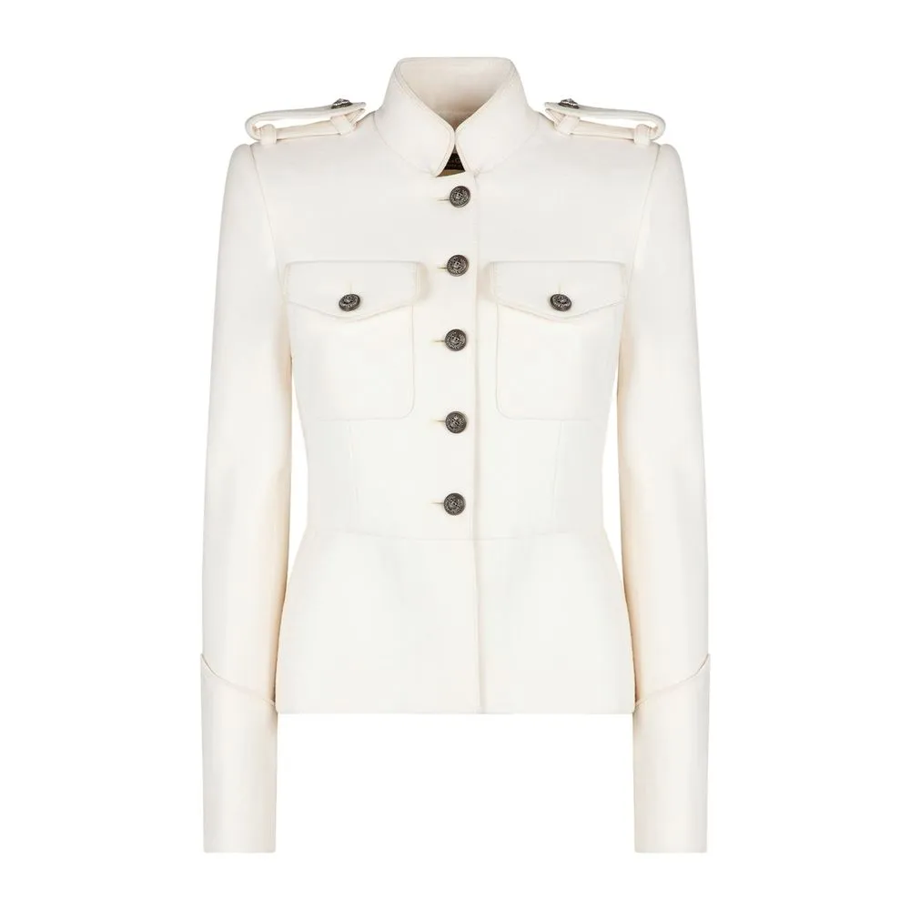 White Wool Jackets & Coat