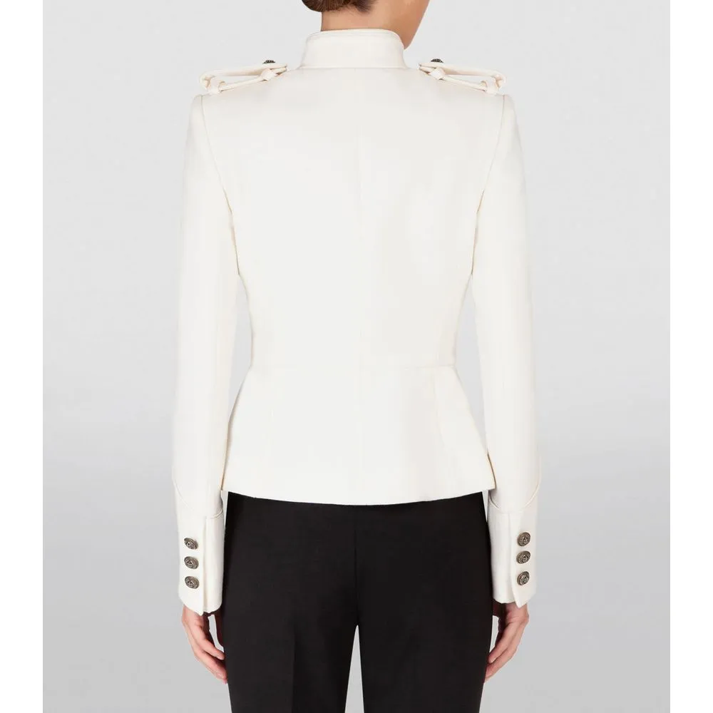 White Wool Jackets & Coat