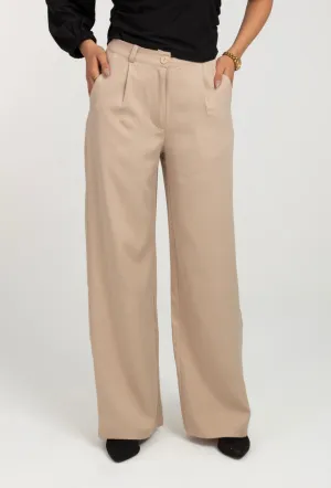 Wide Leg Formal High Waist Pant For Women
