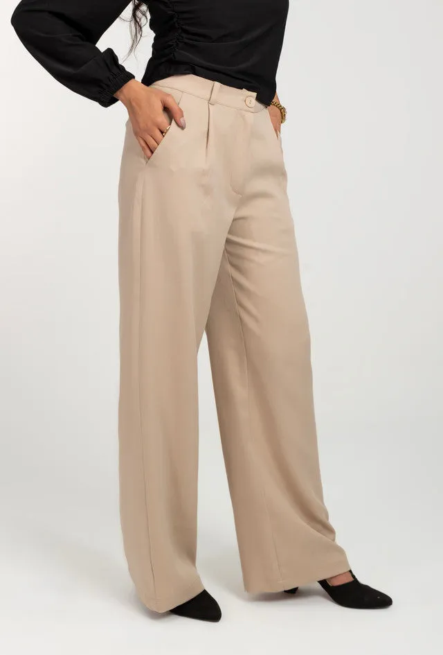 Wide Leg Formal High Waist Pant For Women