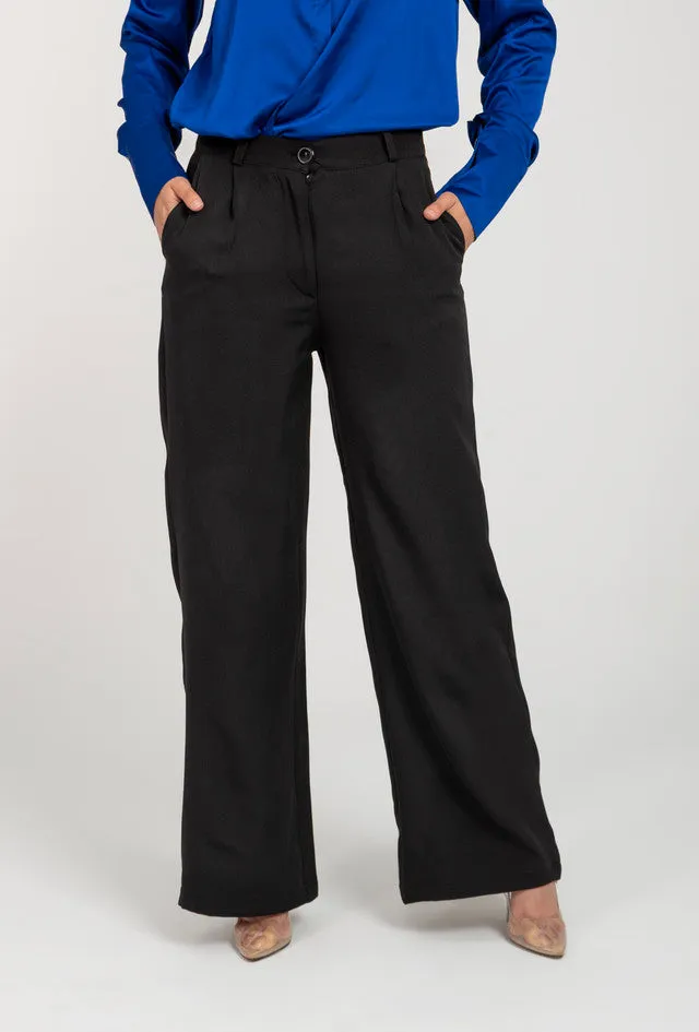 Wide Leg Formal High Waist Pant For Women