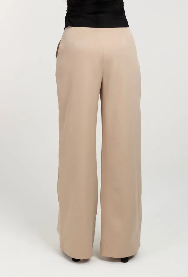 Wide Leg Formal High Waist Pant For Women