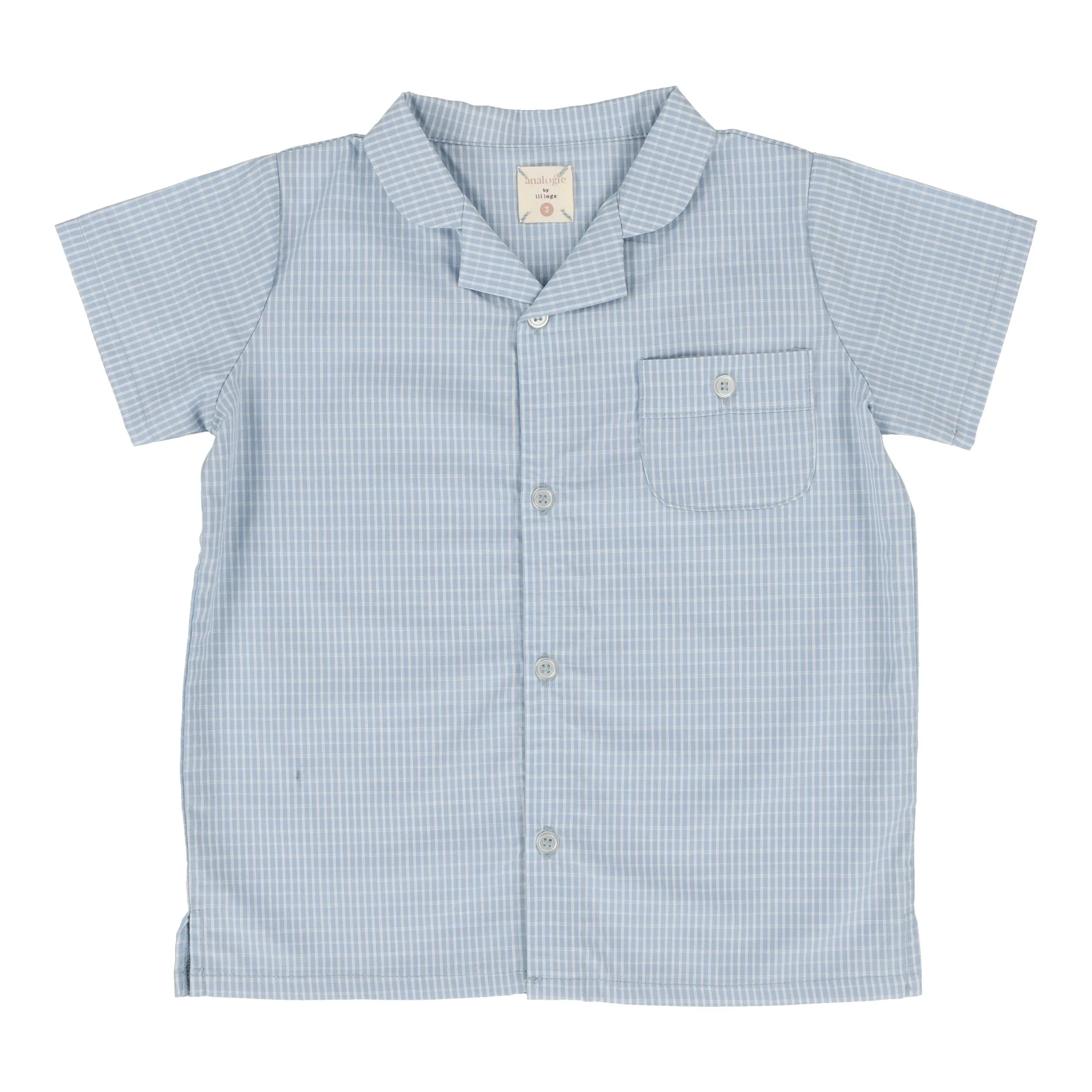 Windowpane Collar Shirt