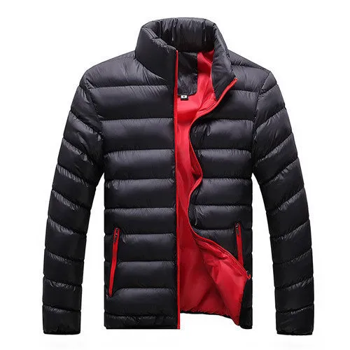 Winter Solid Men Jackets Spring Men's Cotton Blend Mens Jacket And Coats Casual Thick Outwear Plus Clothing Male 4XL YN668