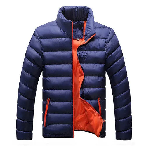 Winter Solid Men Jackets Spring Men's Cotton Blend Mens Jacket And Coats Casual Thick Outwear Plus Clothing Male 4XL YN668