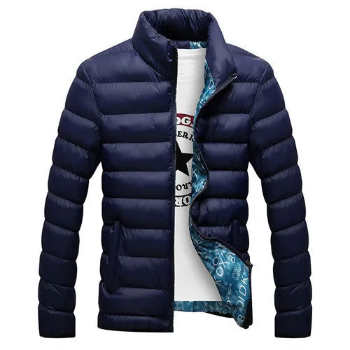 Winter Solid Men Jackets Spring Men's Cotton Blend Mens Jacket And Coats Casual Thick Outwear Plus Clothing Male 4XL YN668