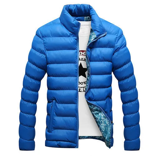 Winter Solid Men Jackets Spring Men's Cotton Blend Mens Jacket And Coats Casual Thick Outwear Plus Clothing Male 4XL YN668