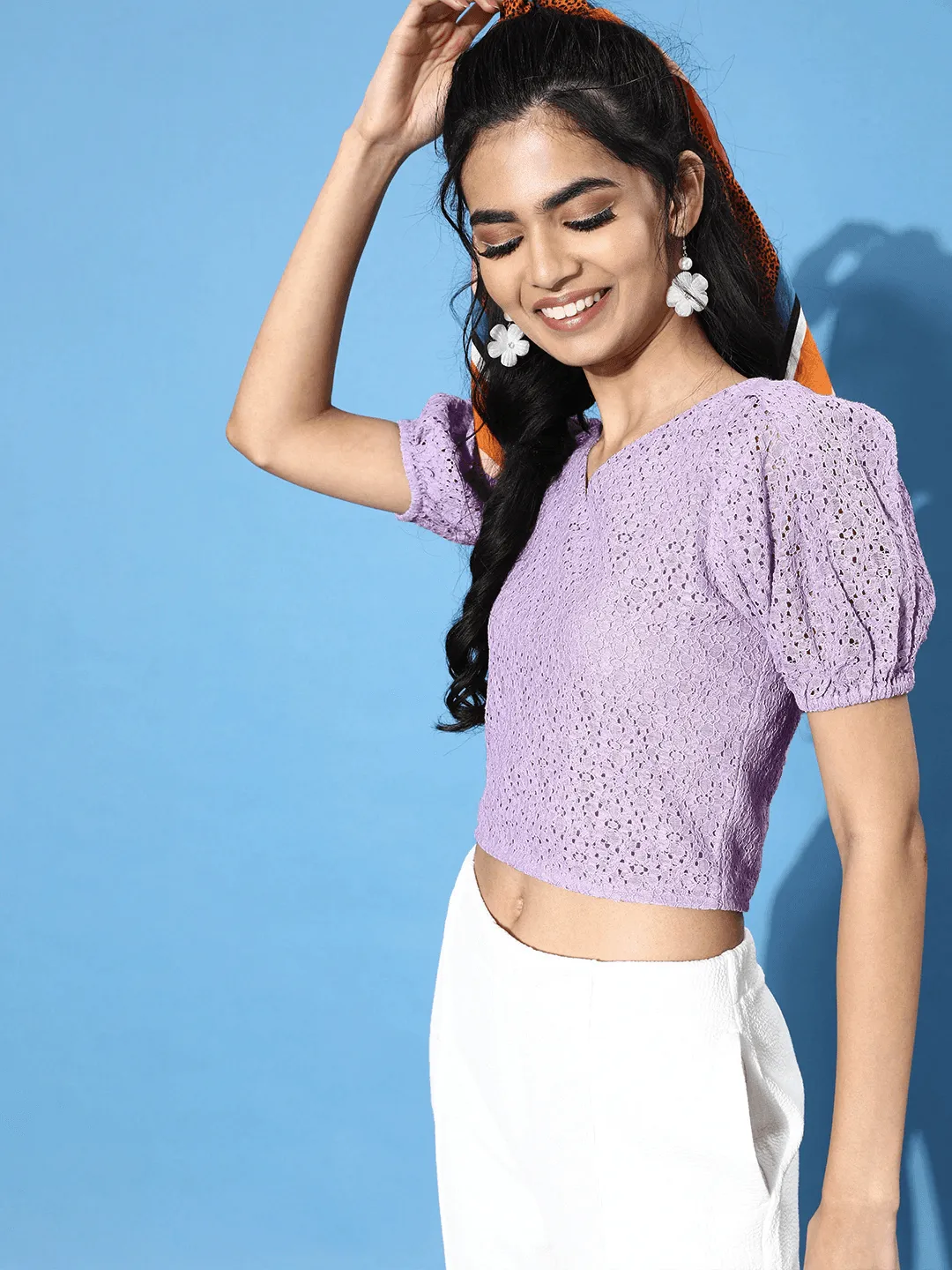 Women Self Design Tops
