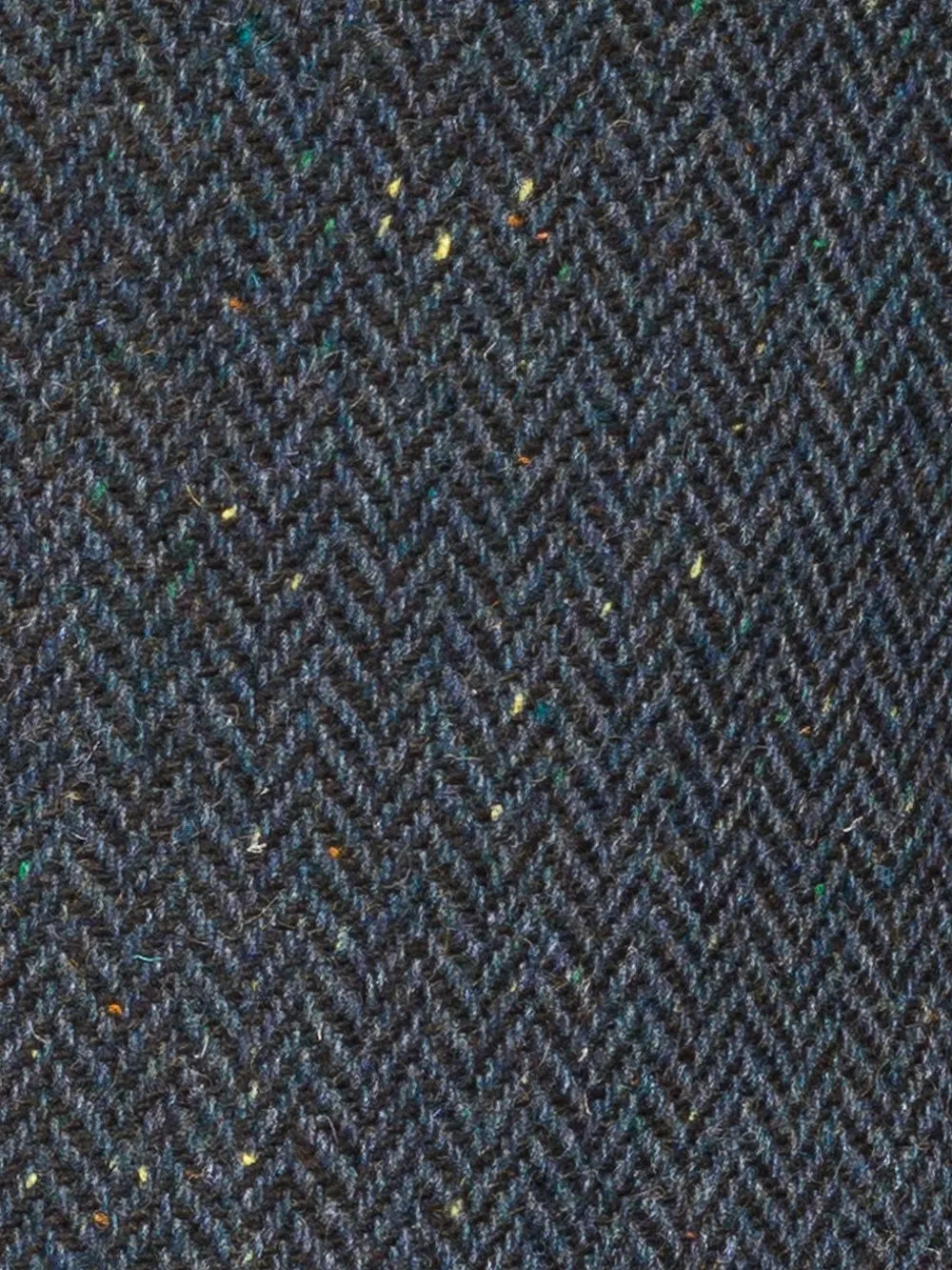 Women's Blue Herringbone Tweed Waistcoat