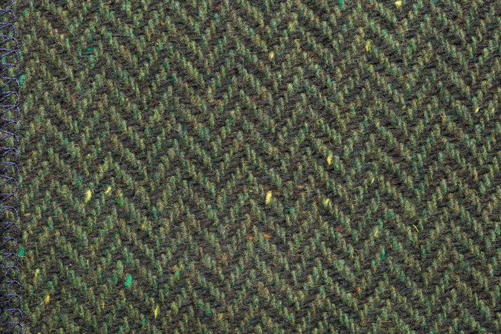 Women's Green Herringbone Tweed Gilet