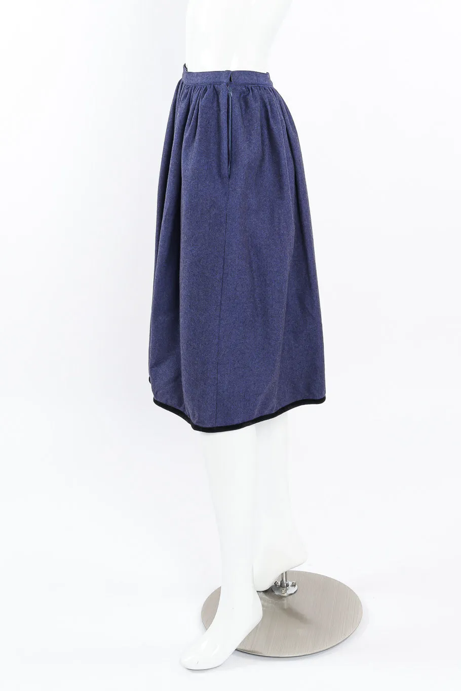 Wool Top and Skirt Set