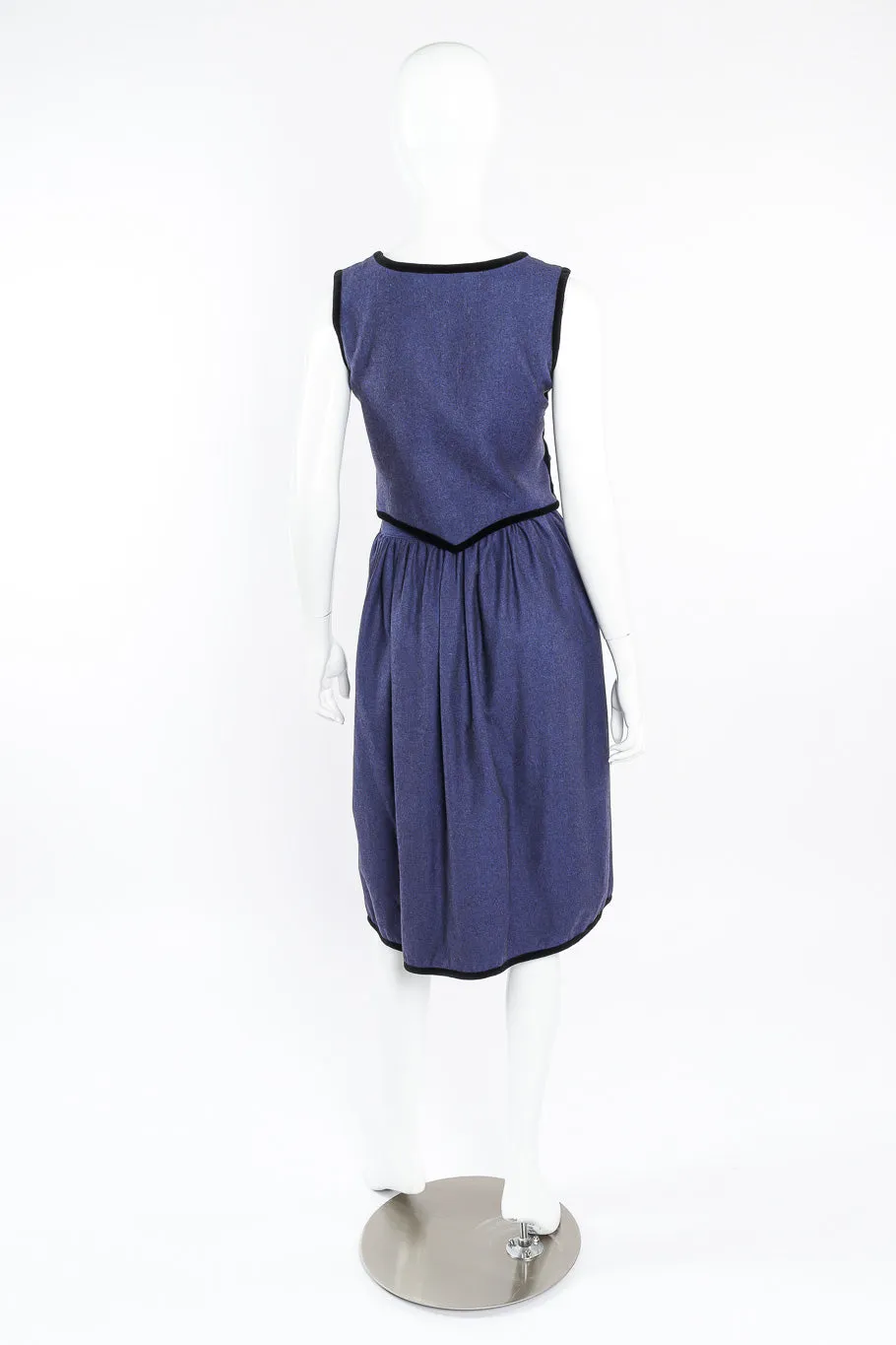 Wool Top and Skirt Set
