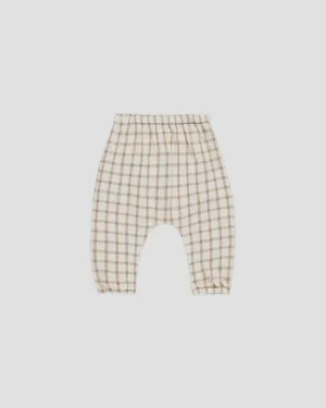 Woven Pant - Cinnamon Plaid