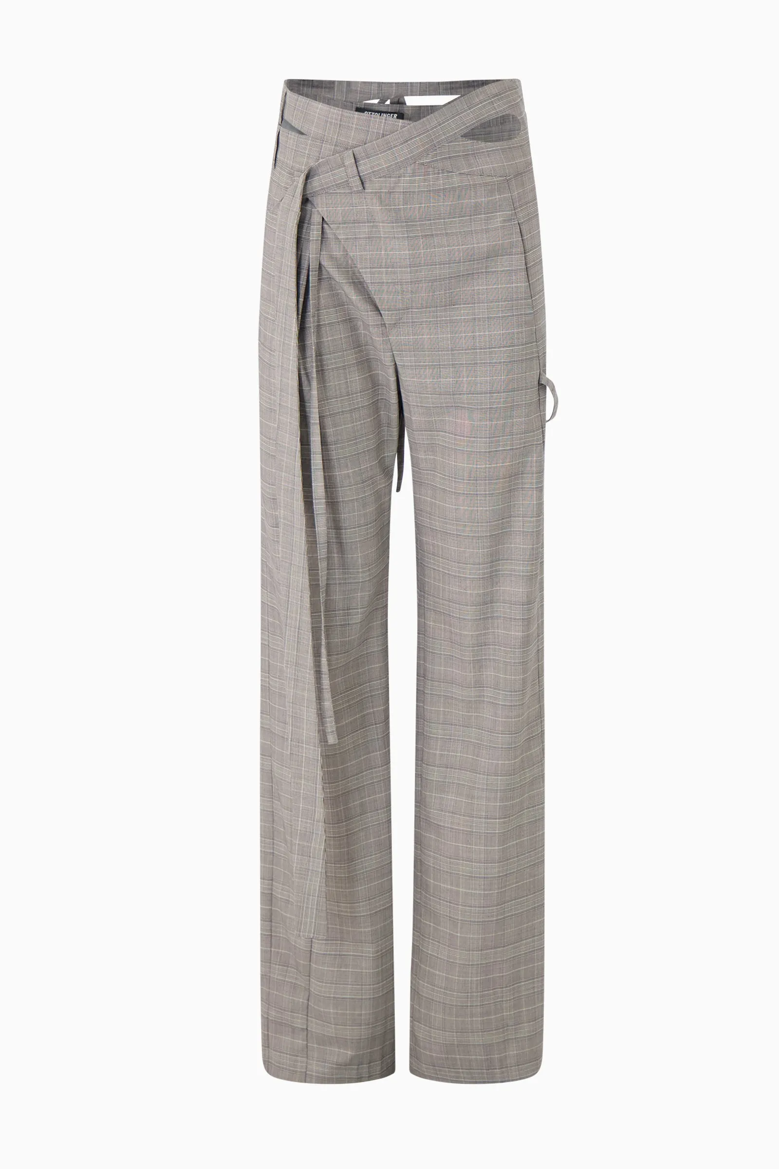 Woven Wrap Suit Pants