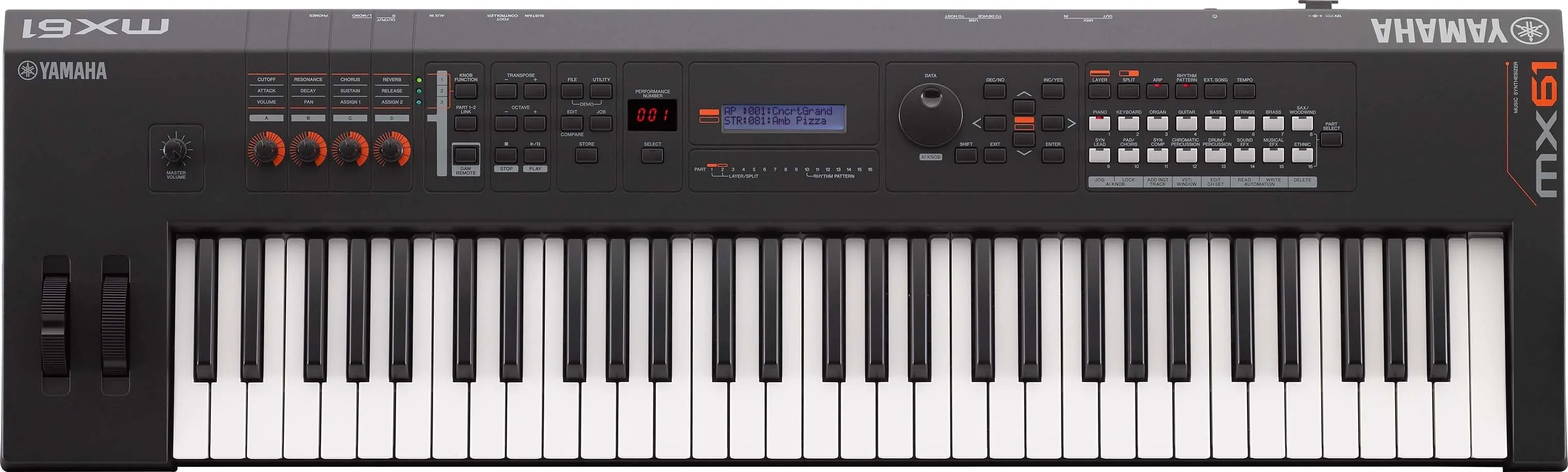 YAMAHA MX61 II Black