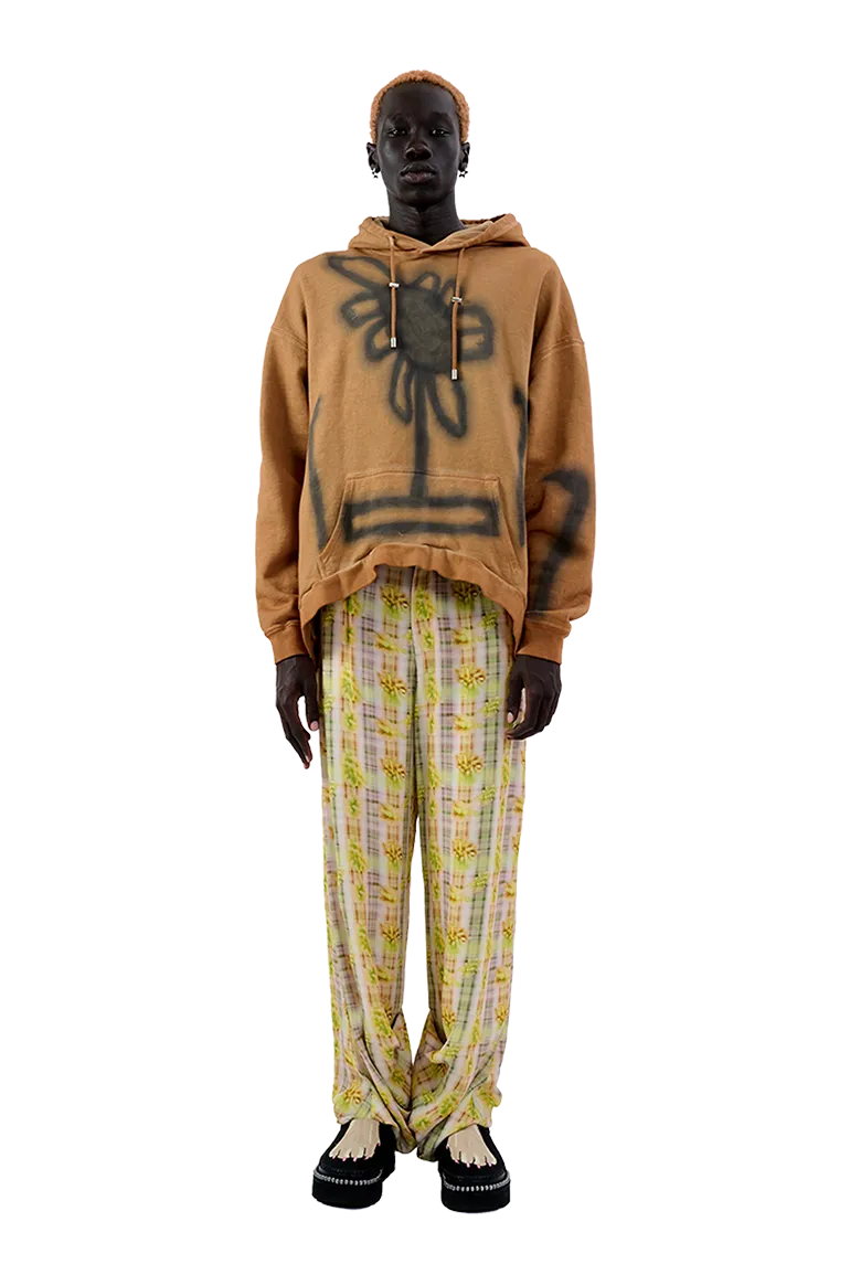 YELLOW BOXER PLAID DANTE TROUSER