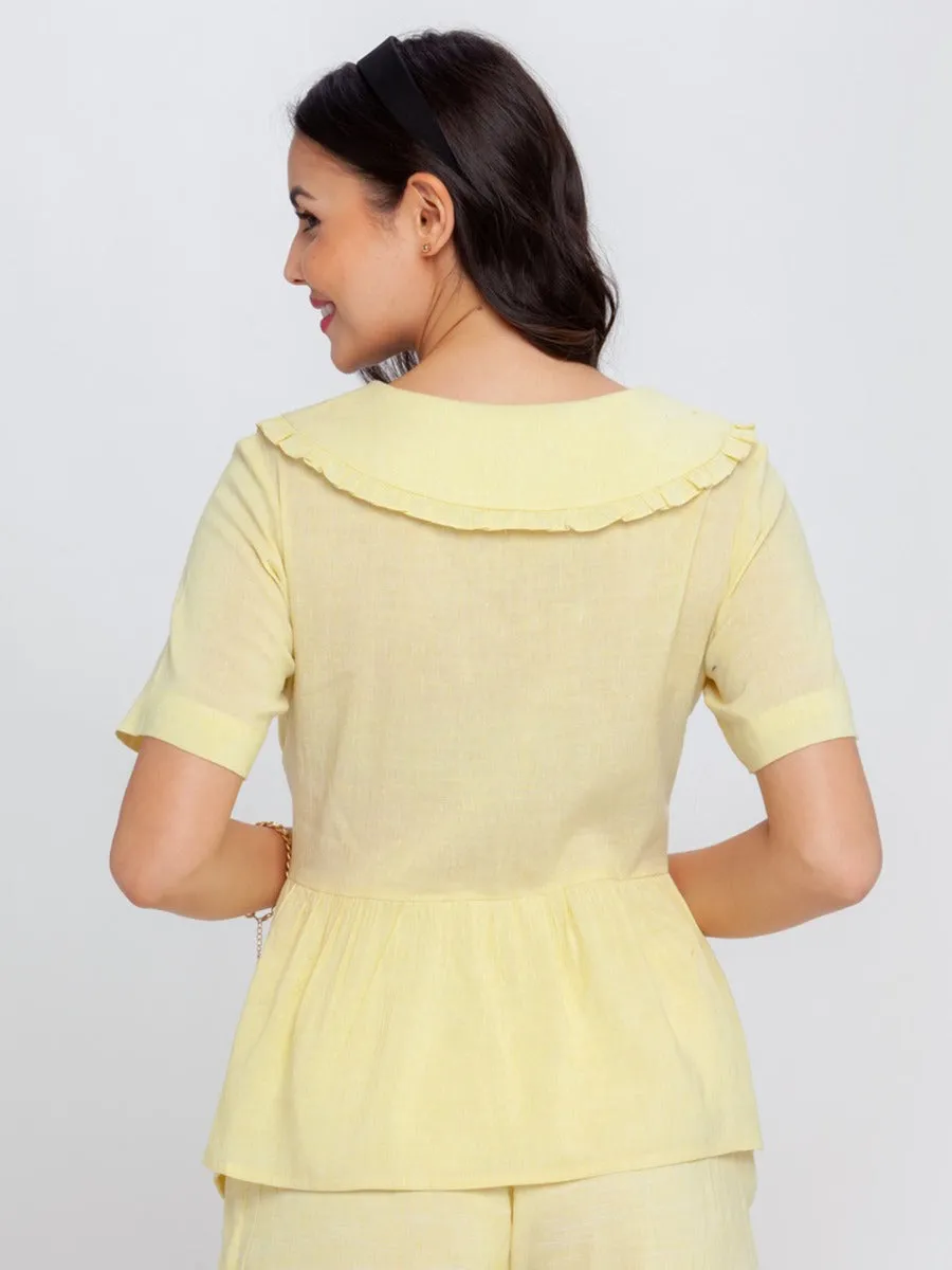 Yellow Solid Top