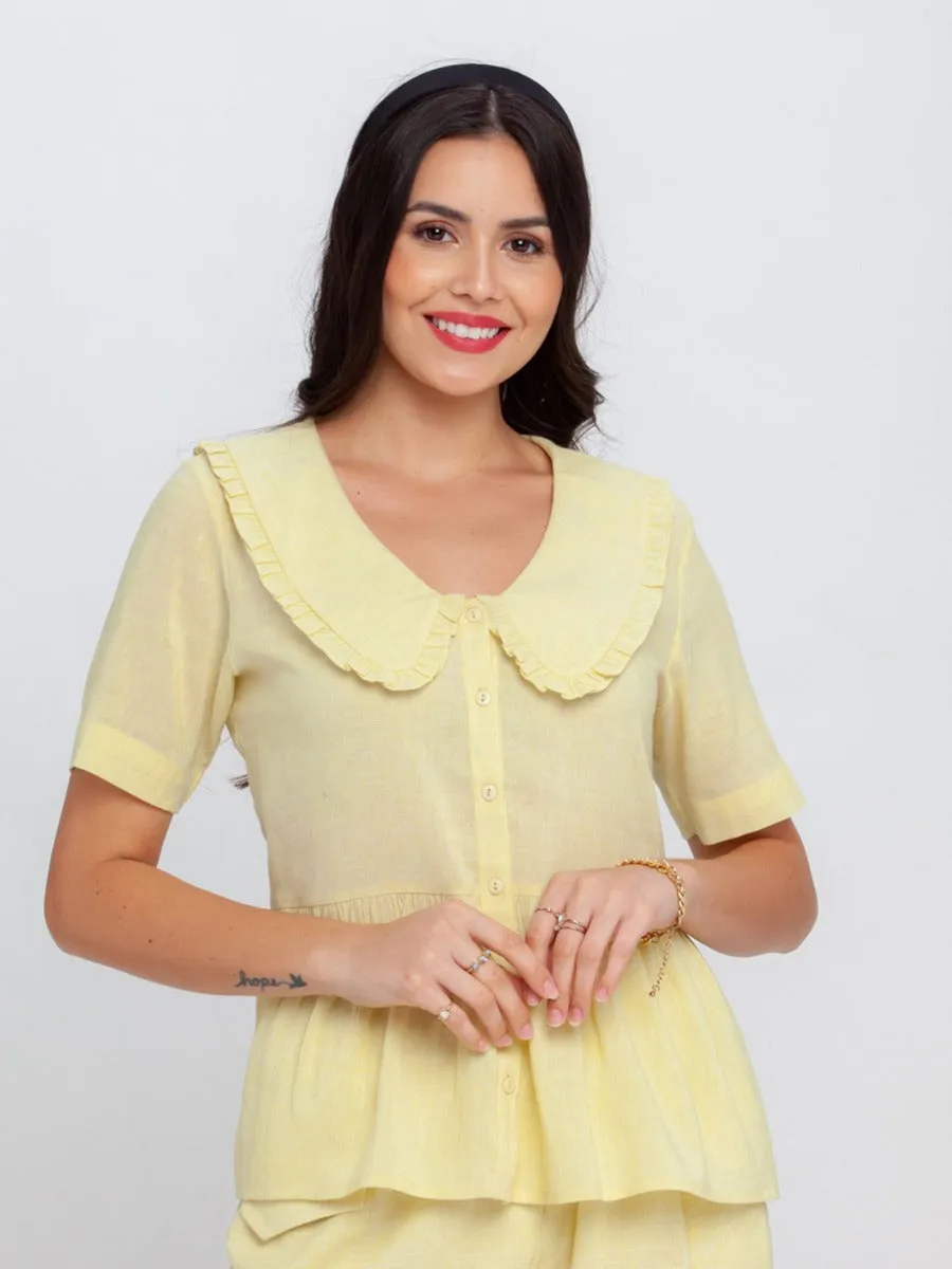 Yellow Solid Top