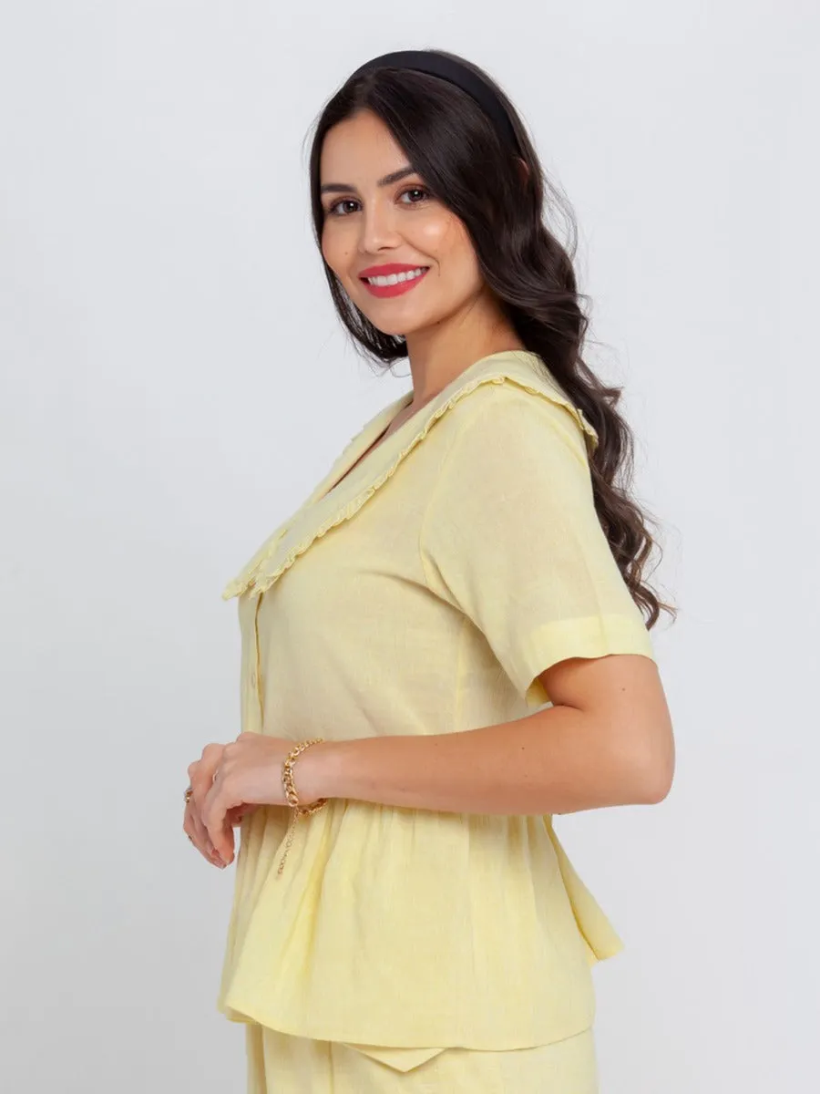 Yellow Solid Top